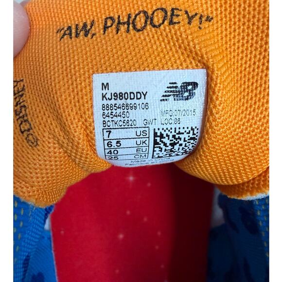 New Balance Run Disney Running Shoes Donald Duck  (2015) Size 7‎ Mens
